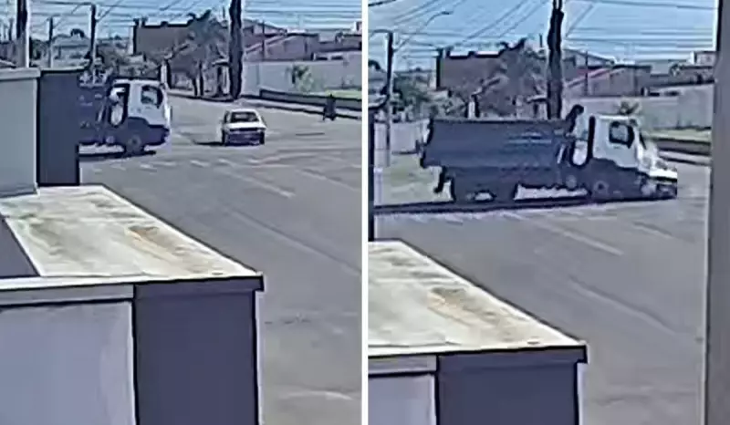 Acidente Grave em Americana: Carro Colide com Caminhão e Motorista Sofre Fraturas nas Costelas