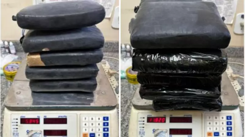Aeroporto de Brasília: Mulher é presa com 17 kg de maconha escondidos na bagagem
