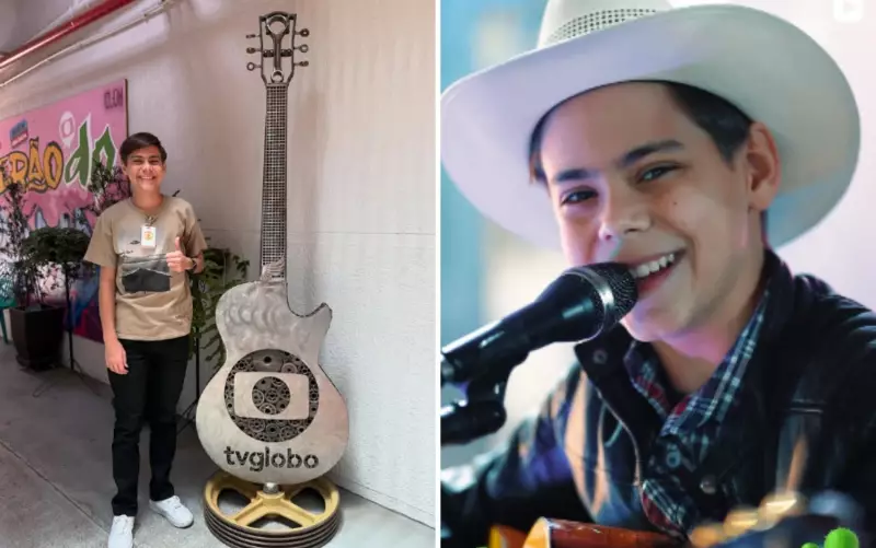 Aos 13 anos! Cantor goiano conquista vaga em novela e se emociona em momento viral