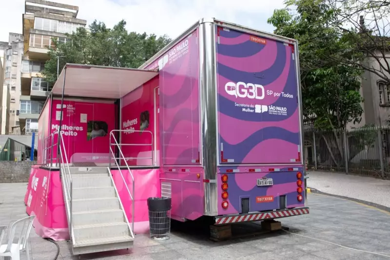 Carreta da Mamografia em São José dos Campos até sábado: 75 exames