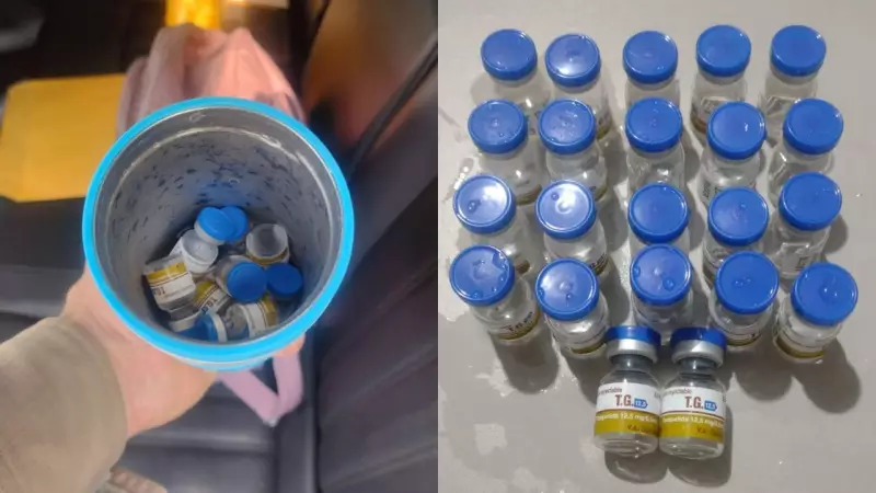 Casal é flagrado com ampolas de remédio para emagrecer sem nota fiscal em blitz na MG-050