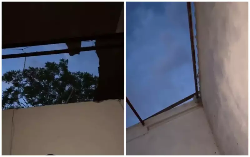 Chuva intensa destela casa e galpão em Marabá Paulista; 4 desalojados