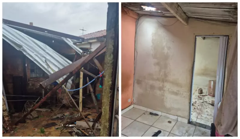 Chuva Intensa em Araraquara: Família Desalojada, Árvores no Chão e Cidade em Estado de Alerta