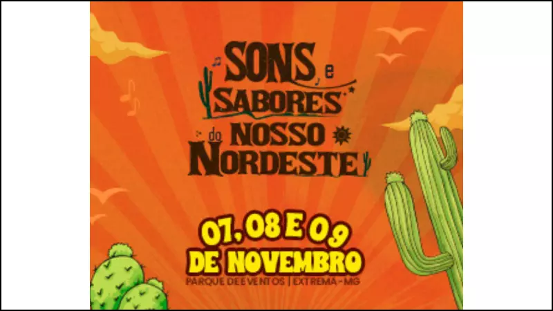 Extrema prepara festival Sons e Sabores do Nordeste com 3 dias de música