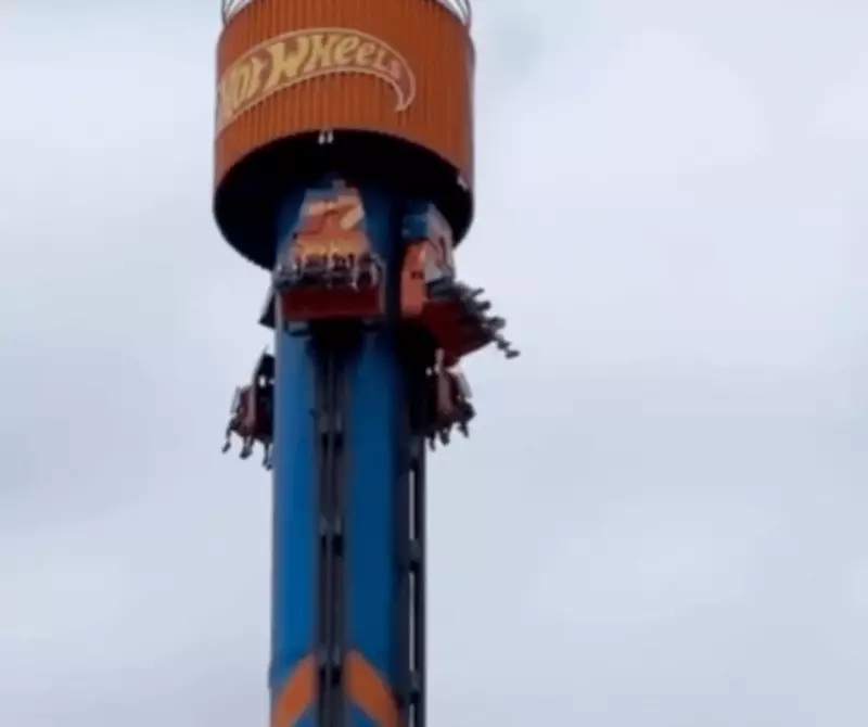 Família fica 20 minutos suspensa a 100 metros no Beto Carrero