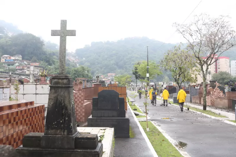 Finados em Santos: Cemitérios terão missas, música e apoio emocional; confira a programação