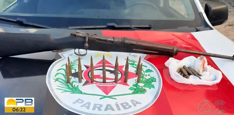 Fuzil de Alto Poder é Apreendido Após Intensa Troca de Tiros na Paraíba