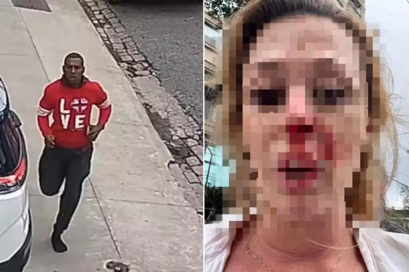 Homem morde nariz de mulher durante tentativa de sequestro em Santos