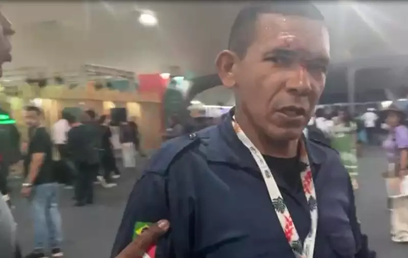 Incidente na COP30: segurança ferido durante protesto