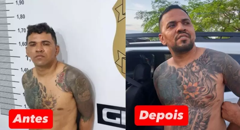 Líder de facção preso no Piauí após modificar rosto em clínicas estéticas