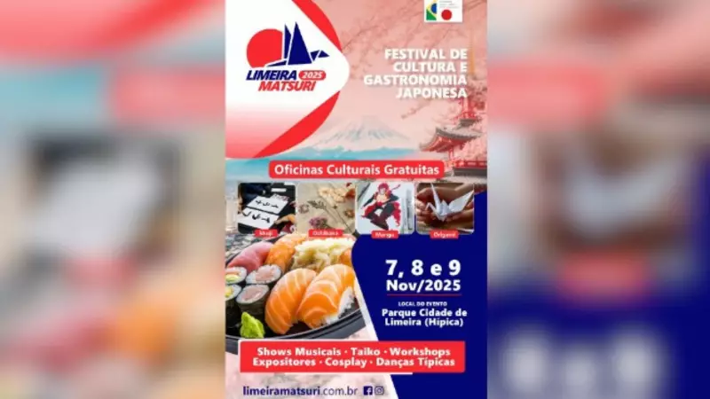 Limeira Matsuri 2025: Uma Imersão na Cultura Japonesa com Gastronomia Autêntica e Atrações Imperdíveis