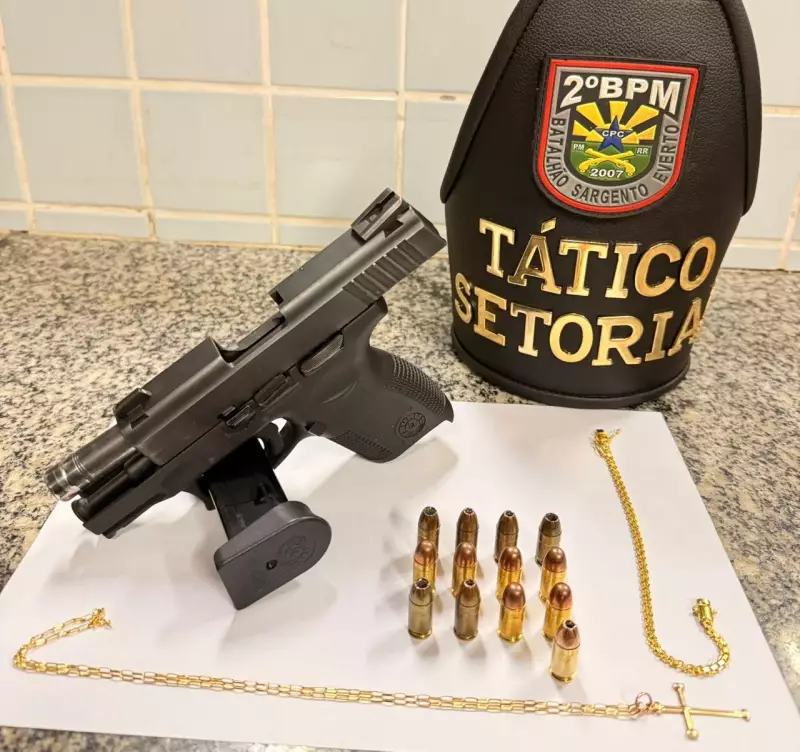 Militar de 25 anos é preso embriagado após atirar em distribuidora em Boa Vista