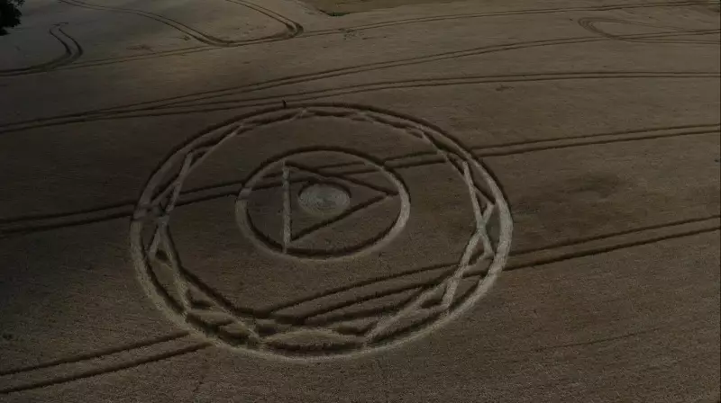Mistério nos Campos: Figura Geométrica Gigante Aparece em Plantação de Trigo na Capital Catarinense