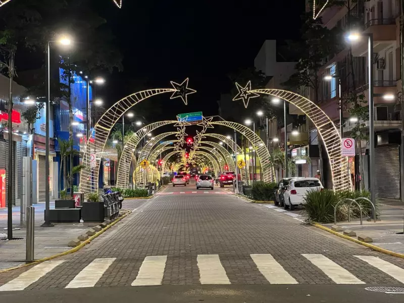 Natal em Campo Grande: atrações concentradas no Centro em 2024