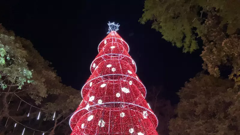 Natal em Juiz de Fora: Parque Halfeld inaugura decoração com 12 pontos