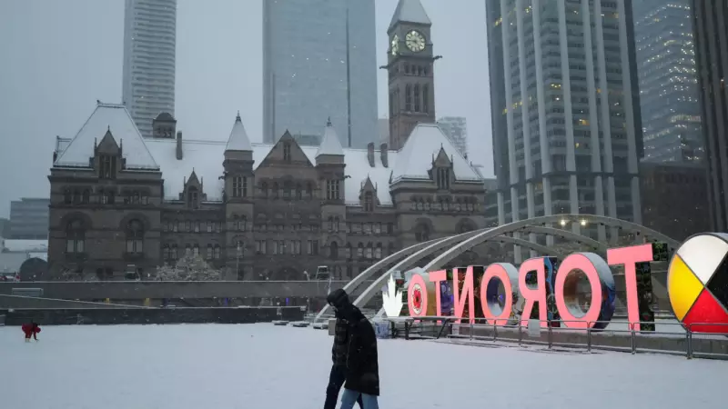 Neve cobre Toronto no outono: 10 cm e alerta para motoristas