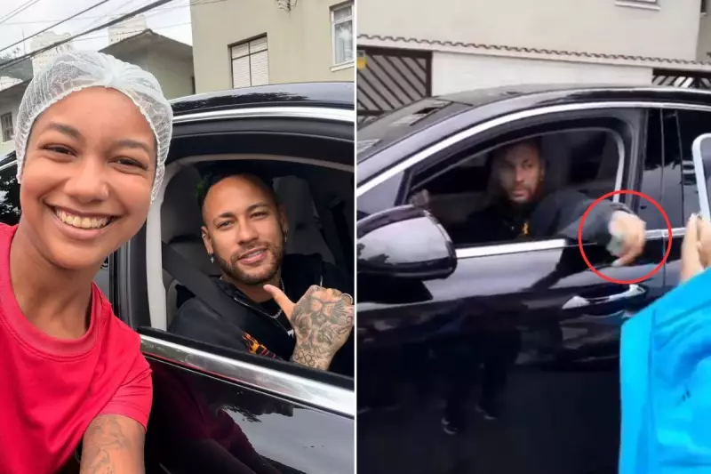 Neymar cumpre promessa e volta à doceria em Santos: doação de R$ 100 mil e emoção garantida!