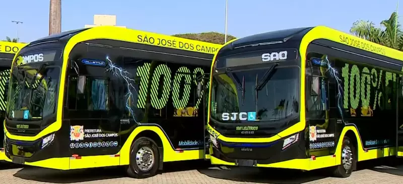 Ônibus Elétricos em São José dos Campos: Licitação Adiada para 2026 e Projeto Enfrenta Novo Revés