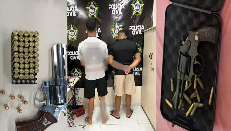 Operação da Polícia Civil apreende arsenal, drogas e embarcações em Cabo Frio e Arraial do Cabo