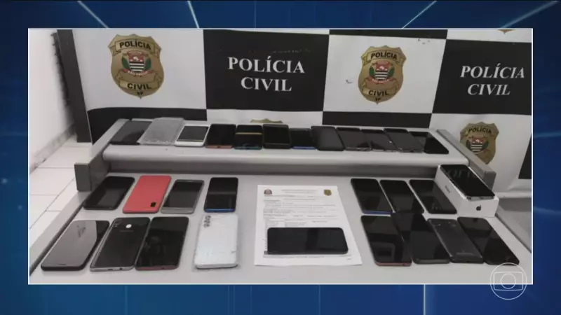 Operação da Polícia Civil desmantela quadrilha especializada em receptação de celulares roubados em SP