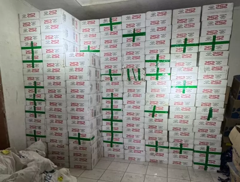 Operação no RN apreende 1,5 milhão de cigarros contrabandeados e desmonta esquema milionário