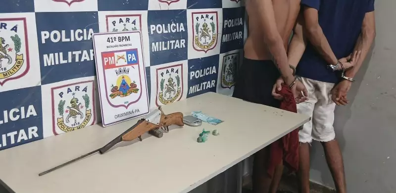 Operação policial em Oriximiná apreende drogas e arma caseira