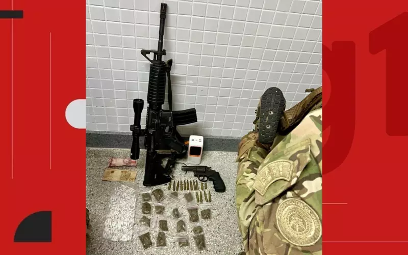Operação Policial em Simões Filho: Suspeito é Preso e Armas São Apreendidas na Bahia
