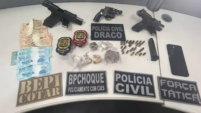 Operação policial prende 3 suspeitos de facção em Sobral