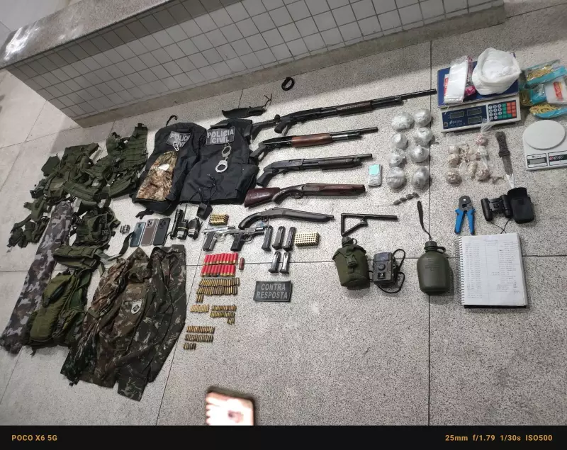 Operação policial prende quadrilha que assaltou agência bancária no interior de PE