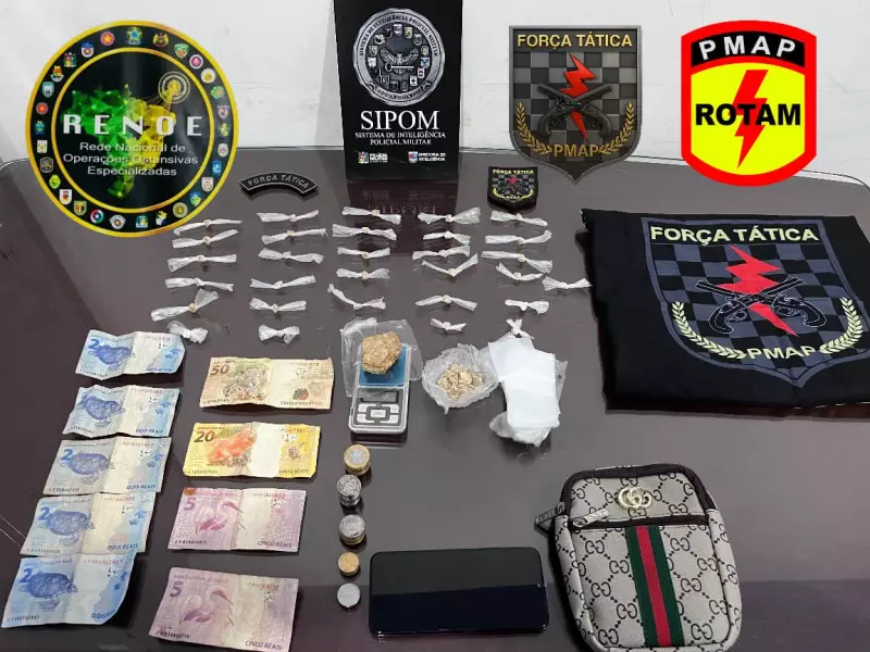 Operação prende 6 pessoas por tráfico e descumprimento de medidas no AP