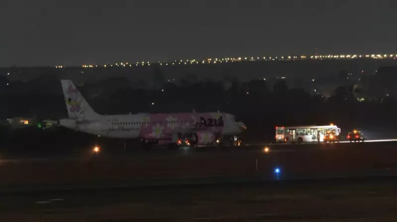 PF cumpre mandado em SC por pouso de emergência da Azul em Brasília