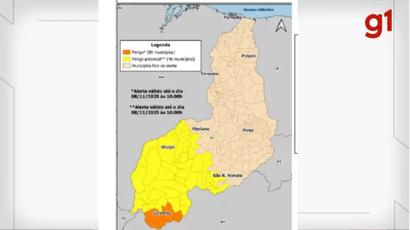 Piauí em alerta: tempestades e baixa umidade exigem cuidados