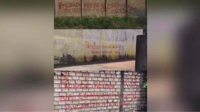 Pichações de facção criminosa alarmam cidades do oeste do Pará