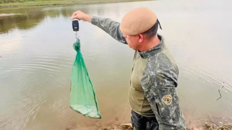 Piracema em Marília: Trio é multado em R$ 6 mil por pesca ilegal durante período de defeso