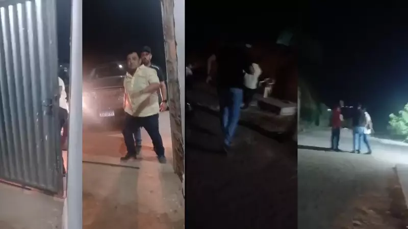 Prefeito é flagrado invadindo residência e ameaçando gestor no interior do Piauí; veja o vídeo