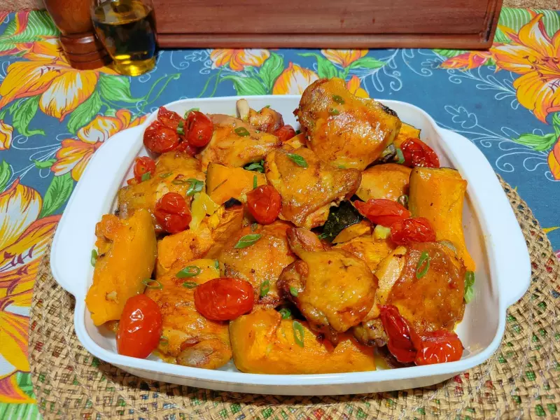 Sobrecoxa de Frango com Jerimum: Receita Fácil que Vai Conquistar Sua Mesa