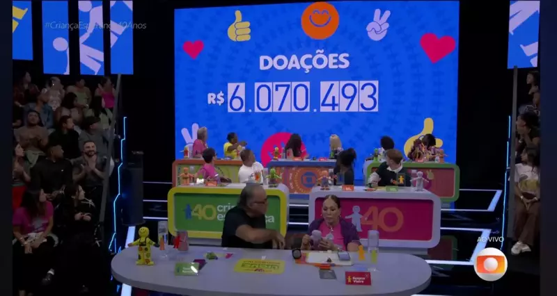 Teleton 2025 supera Criança Esperança com R$ 35 milhões arrecadados