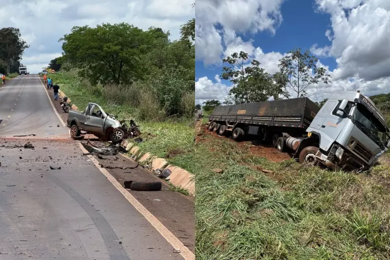 Tragédia na BR-376: Carro é Partido ao Meio e Motorista Morre em Acidente Chocante em Mato Grosso do Sul