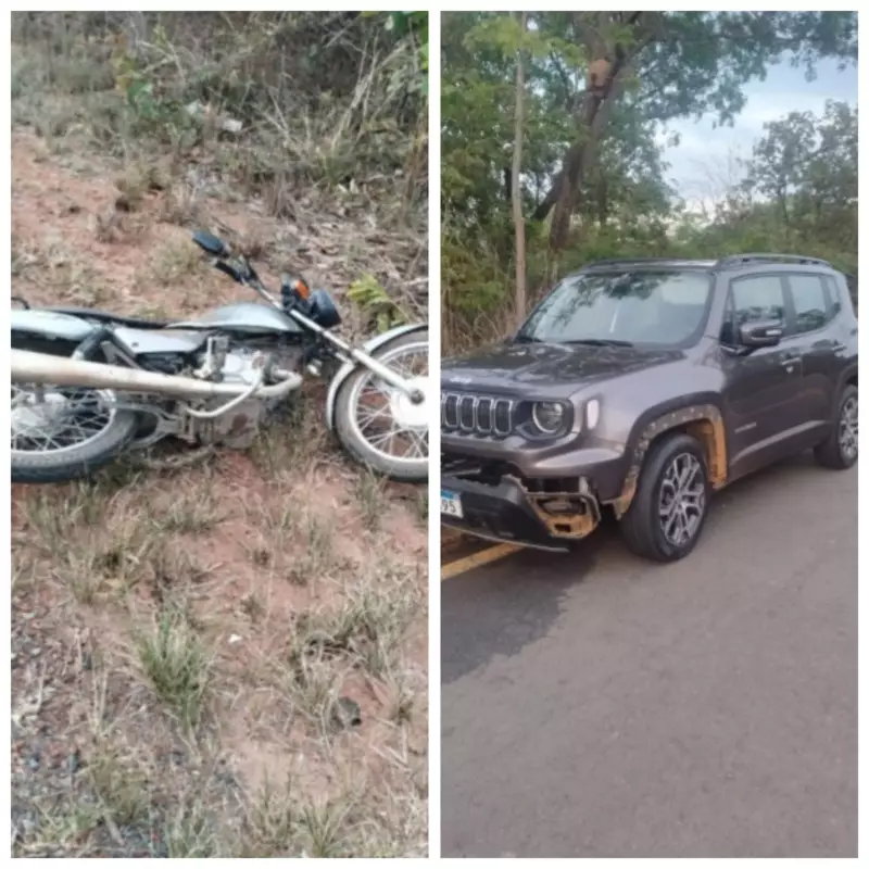 Tragédia na LMG-611: Motociclista perde controle, é arrastado e morre em colisão frontal