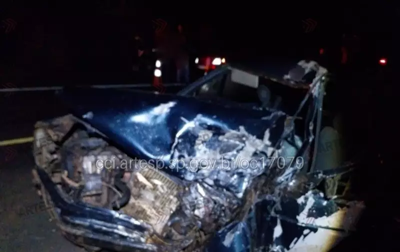 Tragédia na SP-258: Acidente entre caminhão e carro deixa duas vítimas fatais em Riversul