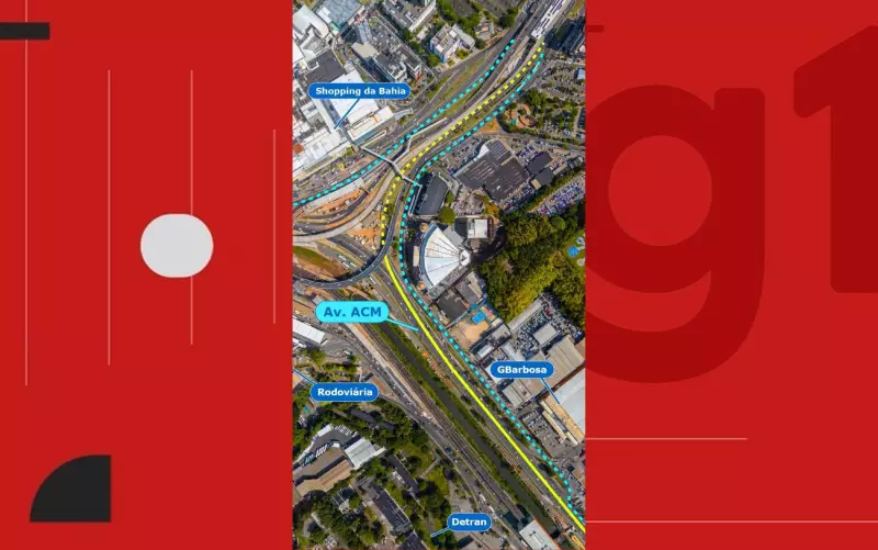 Trânsito em Salvador: Obras na Avenida ACM Mudam Rotas a Partir Desta Quinta-Feira