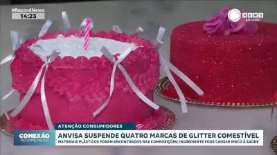 Anvisa suspende 4 marcas de glitter comestível por plástico