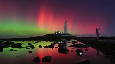 Aurora boreal coloriu céus dos EUA com verde e rosa em raro espetáculo