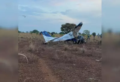 Avião cai no Tocantins: uma morte e um ferido em tragédia aérea