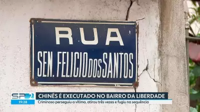 Execução em SP: Chinês de 35 anos é assassinado com 3 tiros na Liberdade