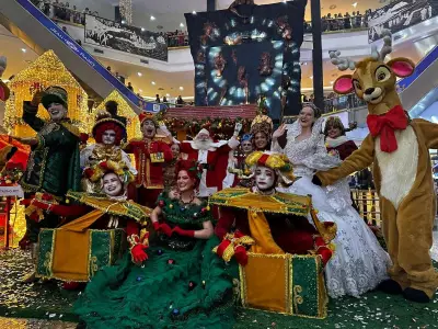 Natal na Baixada Santista: shoppings preparam atrações com Papai Noel
