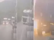 Acidente com duas mortes na Via Anchieta: vídeo mostra colisão de carretas