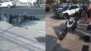 Acidente com moto da PRF deixa duas pessoas feridas na Avenida Augusto Montenegro, em Belém
