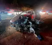 Acidente frontal na MG-050 mata motorista de 38 anos e fere dois