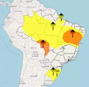 Alerta amarelo: 59 cidades da Paraíba em risco com chuvas intensas